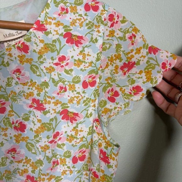 Matilda Jane Poppy Field Caravan Floral Scalloped Dress-Multicolored-Women 6 - Picture 4 of 9